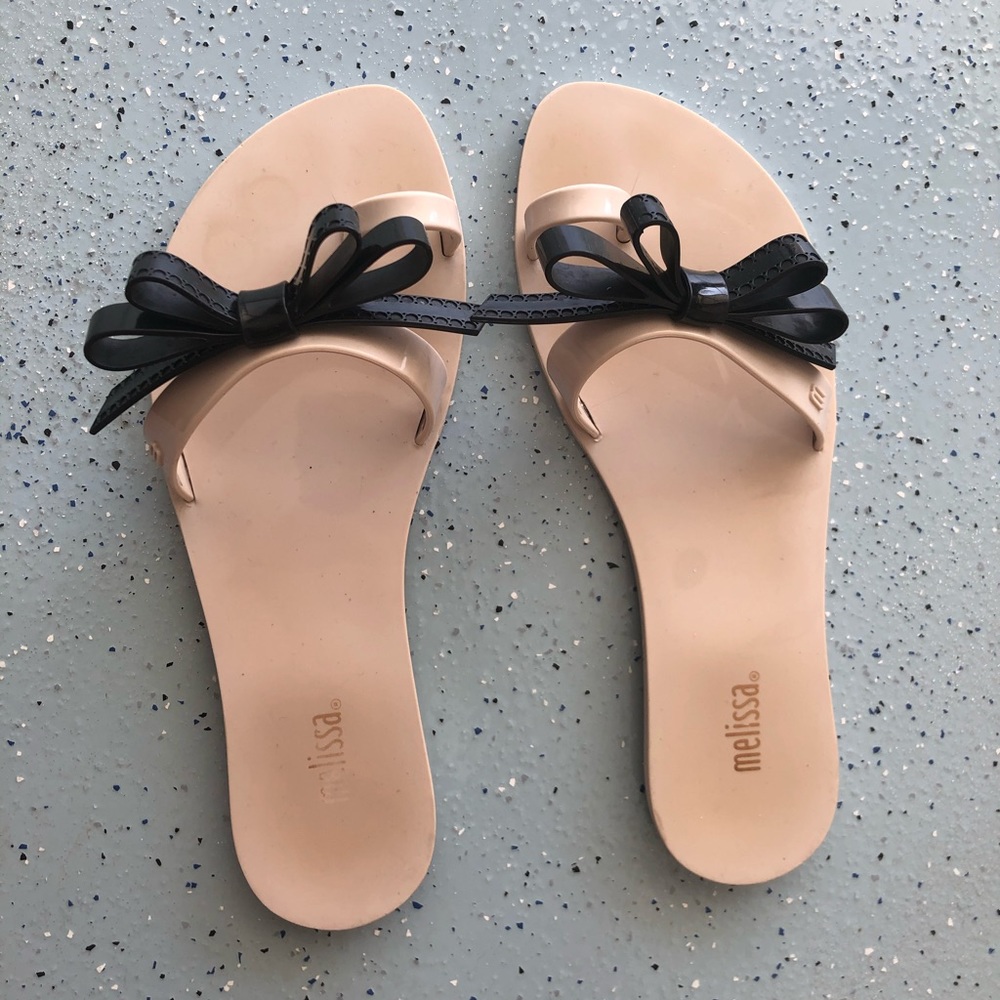 Melissa bow jelly sandals